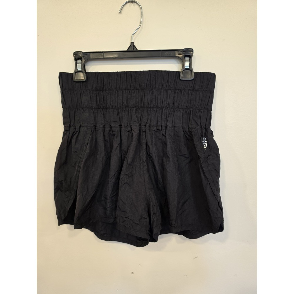 Free People Movement The Way Home Shorts S Black High Waist Athletic‎ Running